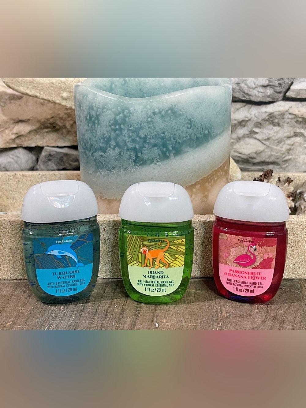 Bath & Body Works PocketBac Anti-Bacterial Hand Gel - 3 PK